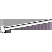 Keuco REVA Handtuchhalter, 1-armig, starr, 450mm Tiefe, 12820010000, Farbe: Verchromt