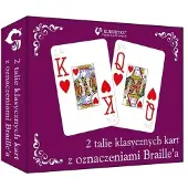 Kukuryku Klassische Karten mit Blindenschriftzeichen
