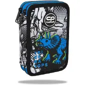 CoolPack Doppeltes Federmäppchen mit Zubehör Jumper 2 T-Rex Patio