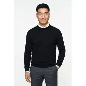 JOOP! Strickpullover JOOP "Davide Schurwolle Premium Strick", Herren, Gr. S, schwarz, Strick, Obermaterial: 100% Wolle, unifarben, normal, Rippbündchen, Pullover Strickpullover, aus edler Wolle, Topseller