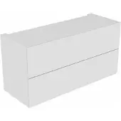 Keuco EDITION 11 Unterschrank, 2 Frontauszüge, 1400x700x535mm, 31317390000, Korpus/Front: Anthrazit Struckturlack / Anthrazit Strukturlack