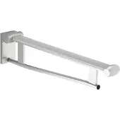 Keuco PLAN Care Stützklappgriff, Ausladung 650mm, 34902010638, Farbe: verchromt/lichtgrau