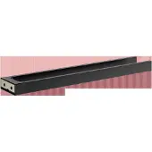 Keuco EDITION 11 Handtuchhalter 450 mm, starr, zweiarmig, 11118370000, Farbe: Schwarz Matt