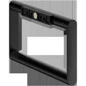 Keuco PLAN Handtuchring, schwenkbar, geschlossene Form, 14921370000, Farbe: Schwarz Matt
