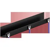 Keuco Duschablage, abnehmbar, 810-1000 mm, 24953370300, Farbe: Schwarz Matt