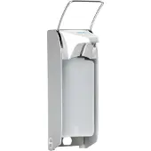 Schülke Präparatespender KHK 1000 mit Kunststoffpumpe, Für 500 ml und 1.000 ml - Einwegflaschen, Farbe: silber