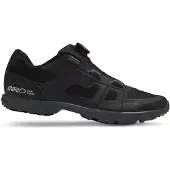 Giro Gauge Boa Fahrradschuhe mit griffigem Profil für Klick- und Standardpedale, Schwarz, Größe 38