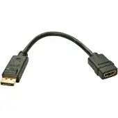 Lindy Passiver Konverter Displayport 1.4 Zu Hdmi Kabel Displayport Zu Hdmi Kabel