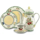Villeroy & Boch Sauciere "Sauciere French Garden Fleurence 300 ml bunt", bunt, L:19,1cm, Schüsseln, Sauciere
