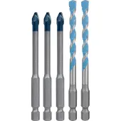 Bosch EXPERT HEX-9 Hard Ceramic und HEX-9 Multi Construction Bohrer-Set, 6 mm, 5-teilig