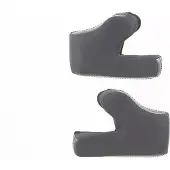 Premier Helmets Trophy Wangenpolster Silber L Silber L