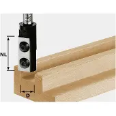 Festool Nutfräser-Wendeplatten HW S8 D10/25 WP Z1