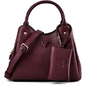 GUESS Stylische rote Damentasche mit vielseitigen Fächern und Schultergurt