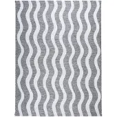 FRAAI In | & Outdoor Teppich | Summer Waves Grau | 200x290cm | Grau | Rechteckig