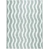 FRAAI In | & Outdoor Teppich | Summer Waves Grün | 160x230cm | Grün | Rechteckig