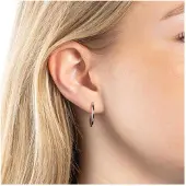 Leonardo Paar Creolen "Alida Beauty's", silber (edelstahlfarben), Ohrringe, Damen, 20mm, Edelstahl, Paar Creolen