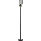 JUST LIGHT Stehlampe "TAMIS", braun (holzfarben), 1, 1 Stk., Leuchten, ExklusiveE27, Schalter, Fußschalter, Stehlampe
