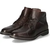 Bugatti Stiefeletten Herren Glattleder Braun Größe: 45