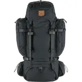 Fjällräven Kajka 65 S/M Trekkingrucksack (Volumen 65 Liter/ Gewicht 3,14 kg/ Rückenlänge 41 bis 58 cm) Coal Black
