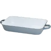 Riess Bratpfanne 33x20cm Pure Grey Emaille