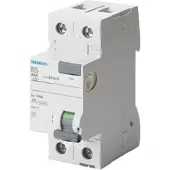 Siemens 5SV4316-0KL FI-Schutzschalter, 2-polig, Typ AC, In: 63 A, 30 mA, Un AC: 230 V, N-links 5SV43160KL