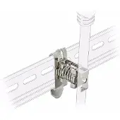 DeLOCK Schirmklemme 3 - 8mm für Hutschiene/DIN Rail