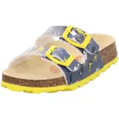 Superfit Jungen FUSSBETTPANTOFFEL Blau/Gelb 8180