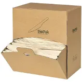 Duni Holz Messer 165mm, Spenderbox Natural gewachst 165 | Packung (400 Stück)