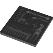 Wera 9853 Schaumstoffeinlage Kraftform Kompakt Wartung Set 1, ohne Werkzeug - 05137353001
