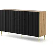 Akl Furniture Kommode RavennaB mit den Maßen 150 cm (Breite) x 42 cm (Tiefe) x 87 cm (Höhe)