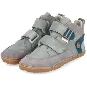 Qnuffs Burschen Barfußschuh KASTANIE Grün Rauleder Größe: 30