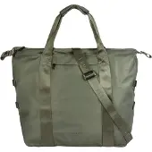 Bugatti Shopper "Herren, Damen ELIA", Damen, Gr. B/H/T: 50cm x 42cm x 20cm onesize, grün, Kunstfaser, leicht glänzend, unifarben, Taschen Shopper