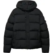 Superdry für Herren. M5012529A Gesteppte Premium Ripstop Jacke schwarz (XL), Lässig