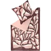 Schöner Wohnen Wendebettwäsche "Plant", rot (dunkelrot), B/L: 155cm x 220cm, Satin, B/L: 80cm x 80cm, Satin, Obermaterial: 100% Baumwolle, SCHÖNER WOHNEN-KOLLEKTION, Bettwäsche, Wendebettwäsche, aus 100% Baumwolle