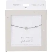 Depesche Armband Silber Heart of Gold mit Buchstabe R und Herzanhänger