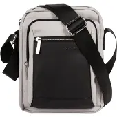 Bugatti Schultertasche Umhängetasche Sera Shoulder Bag Light Grey hellgrau