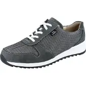 Finn Comfort Sidonia Damen Schnürschuhe grau Nubukleder - Größe: UK 3,5