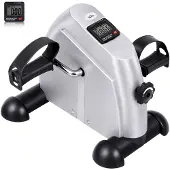 HOMCOM Heimtrainer Mini Bike Pedaltrainer Trainingsrad mit LCD-Display