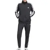 Adidas Trainingsanzug SPORTSWEAR "M DAYRDY TS", Herren, Gr. S, schwarz (schwarz, weiß), Obermaterial: 100% Polyester, Sportanzüge Trainingsanzug