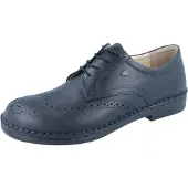 Finn Comfort Budapest Herren Halbschuhe schwarz Glattleder - Größe: UK 11,5