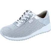 Finn Comfort Cerritos Damen Schnürschuhe weiss Mesh Leder - Größe: UK 5