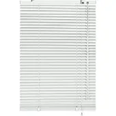 Ipuro Deco Company Alu-Jalousie ohne Bohren, Zum Klemmen, Inkl. Klemmträgern, Sichtschutz, Lichtschutz, Blendschutz, Aluminium-Jalousie, Weiß, 100 x 175 cm