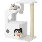 Feandrea Kratzbaum, 88 cm hoher Katzenbaum, mit Höhle und Liegeflächen