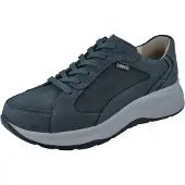 Finn Comfort FINNCO Piccadilly Damen Herren Schnürschuhe petrol Nubukleder - Größe: UK 5,5