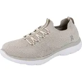 Rieker Damen Socken Schlupf Sneaker beige Textil vegan - Größe: 42