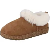 Iesse Schuh HAFLINGER Iceland Damen Hausschuhe beige Rauleder Lammfell - Größe: 38