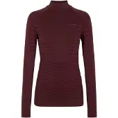 Falke Langarmshirt "Langarmshirt", Kinder, Gr. M, rot (mahogany (8344)), Shirts Langarmshirt