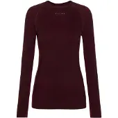 Falke Thermozone Backpack-Ready Damen Langarmshirt Wool-Tech, XL, Braun, Uni, Schurwolle