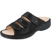 Finn Comfort Hellas Damen Pantolette schwarz Brina Nubukleder - Größe: 42