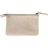 Clairefontaine 400041C Ledermappe Kollektion Feder 13x9cm 2 Fächer Gold
